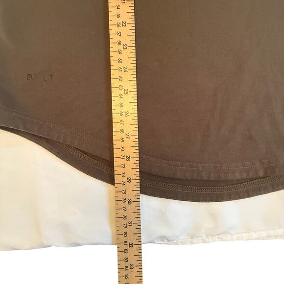 BYLT Basics Drop-Cut Short Sleeve T-Shirt Men’s Brown Crew Neck Size Medium - Picture 6 of 7